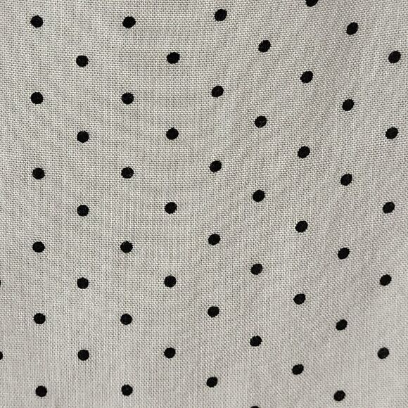 Irene Kasmer X-Small Vintage 70's Tank White with Black Polka Dots USA Made - Picture 3 of 9